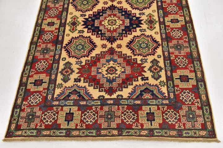4' x 5' 9 Hand Knotted Kazak Rug
