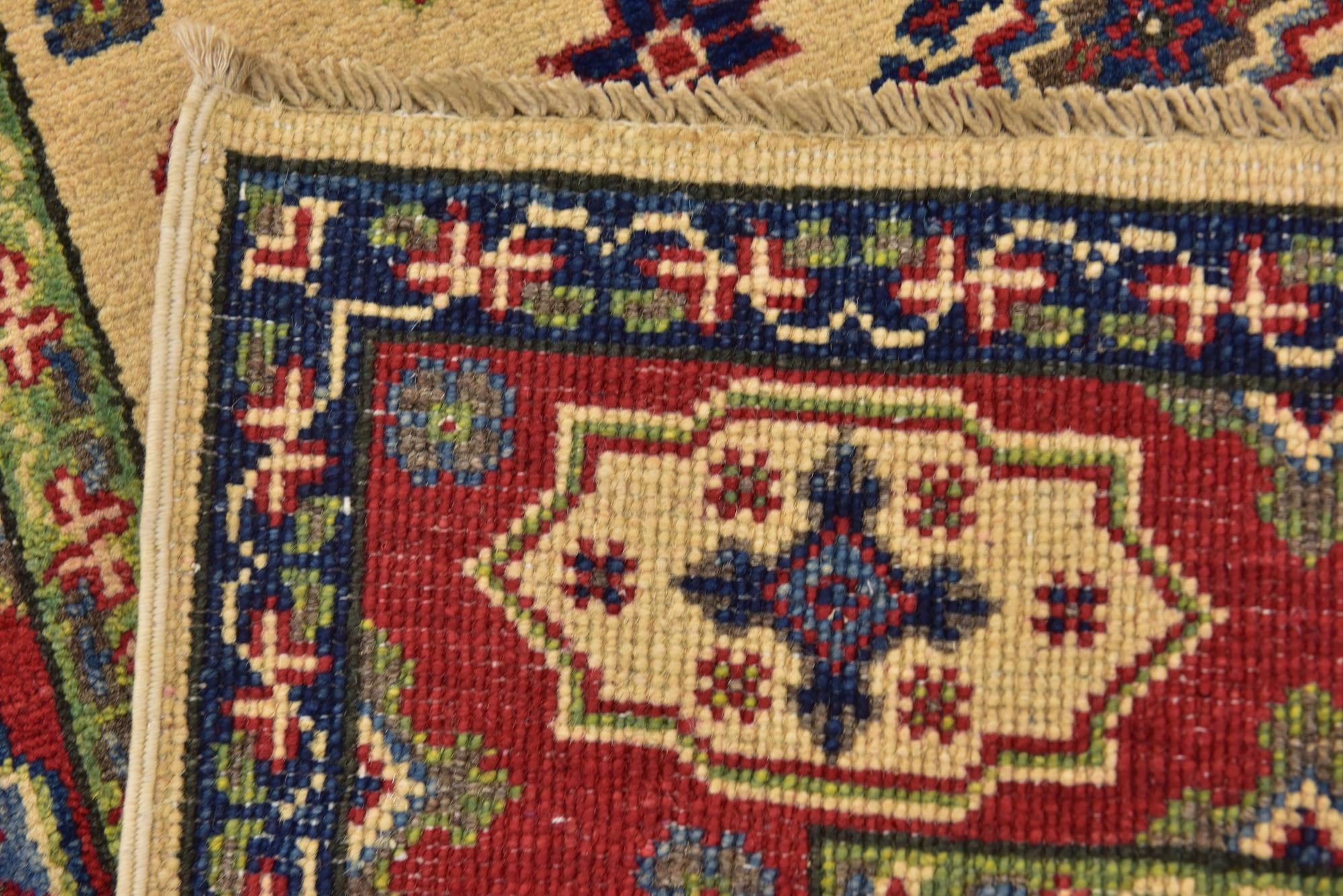 4' x 5' 10 Hand Knotted Kazak Rug