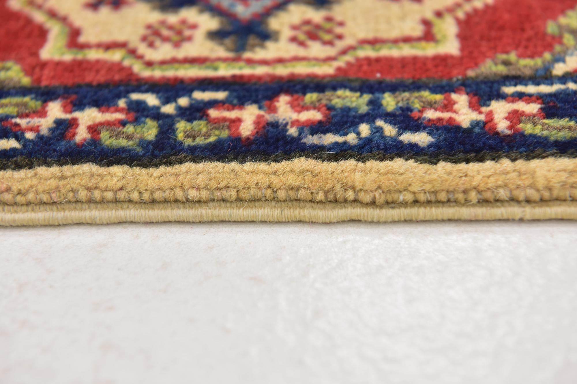 4' x 5' 10 Hand Knotted Kazak Rug
