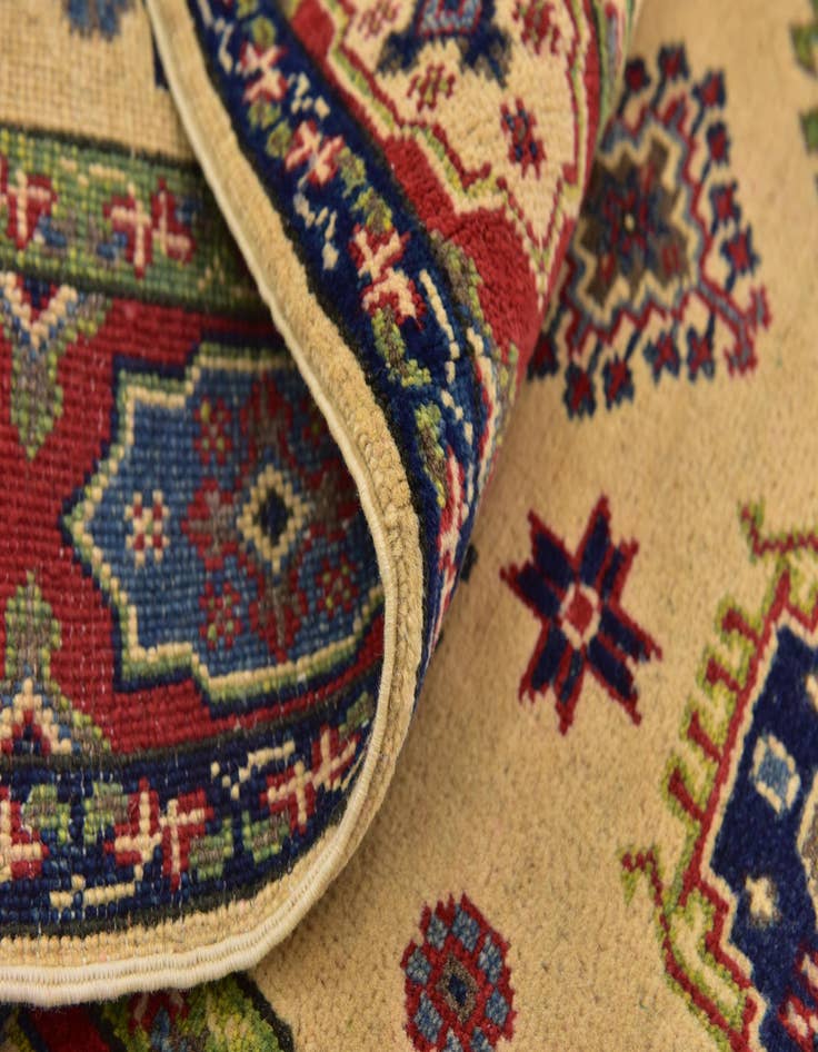 Detail image of 4' x 5' 10  Hand Knotted Kazak Rug