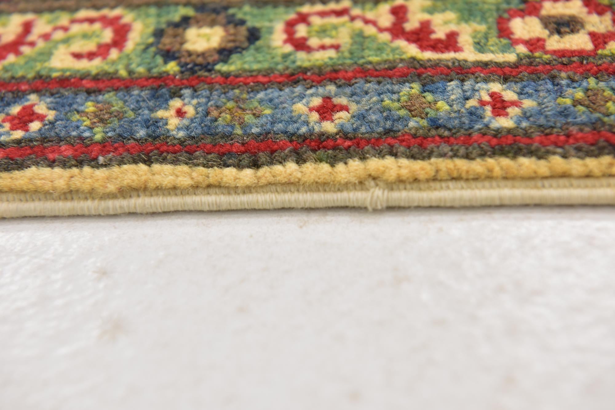 4' x 5' 8 Hand Knotted Kazak Rug
