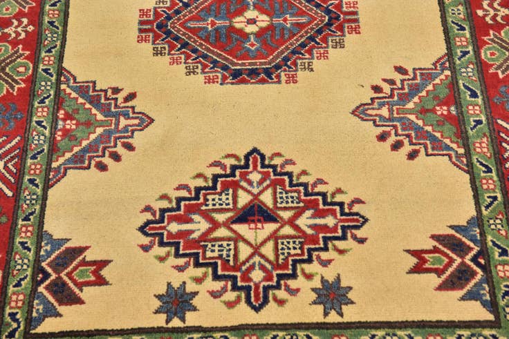 Detail image of 4' x 5' 9 Hand Knotted Kazak Rug