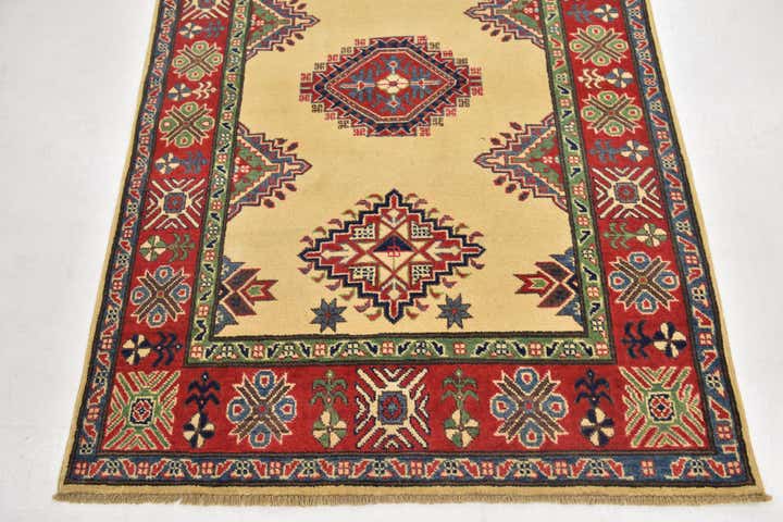 4' x 5' 9 Hand Knotted Kazak Rug