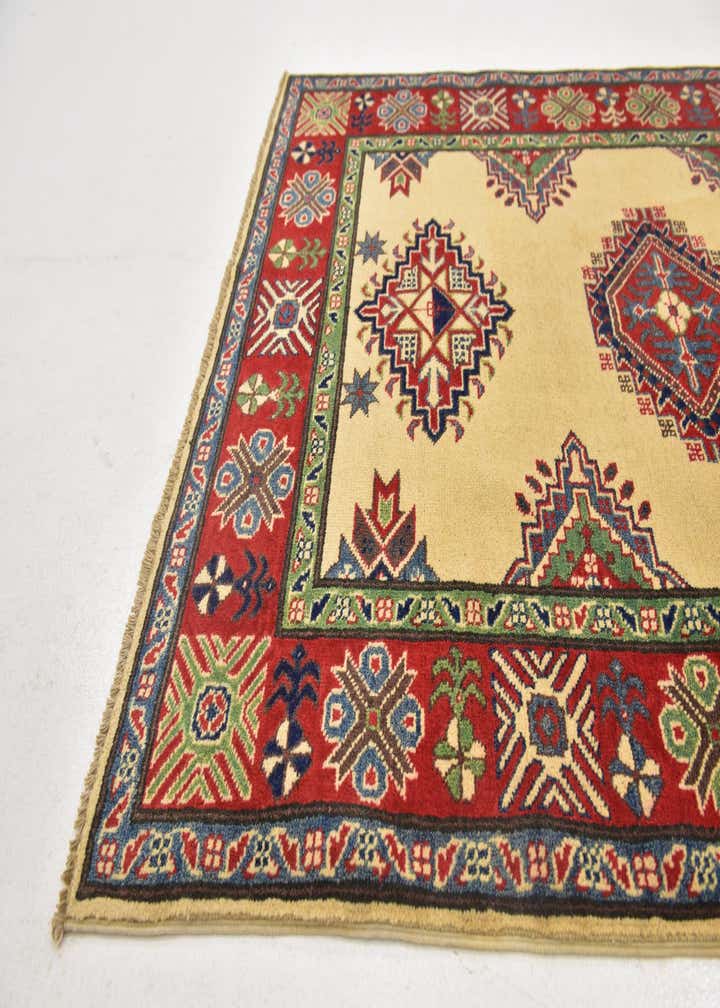 4' x 5' 9 Hand Knotted Kazak Rug