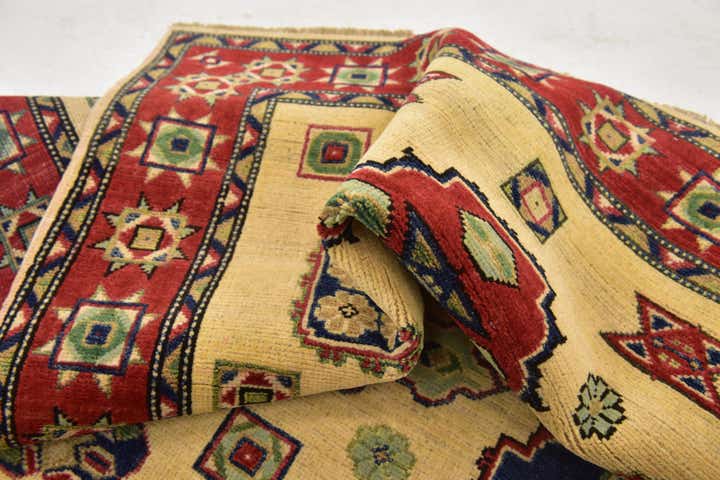 4' x 6' Hand Knotted Kazak Rug