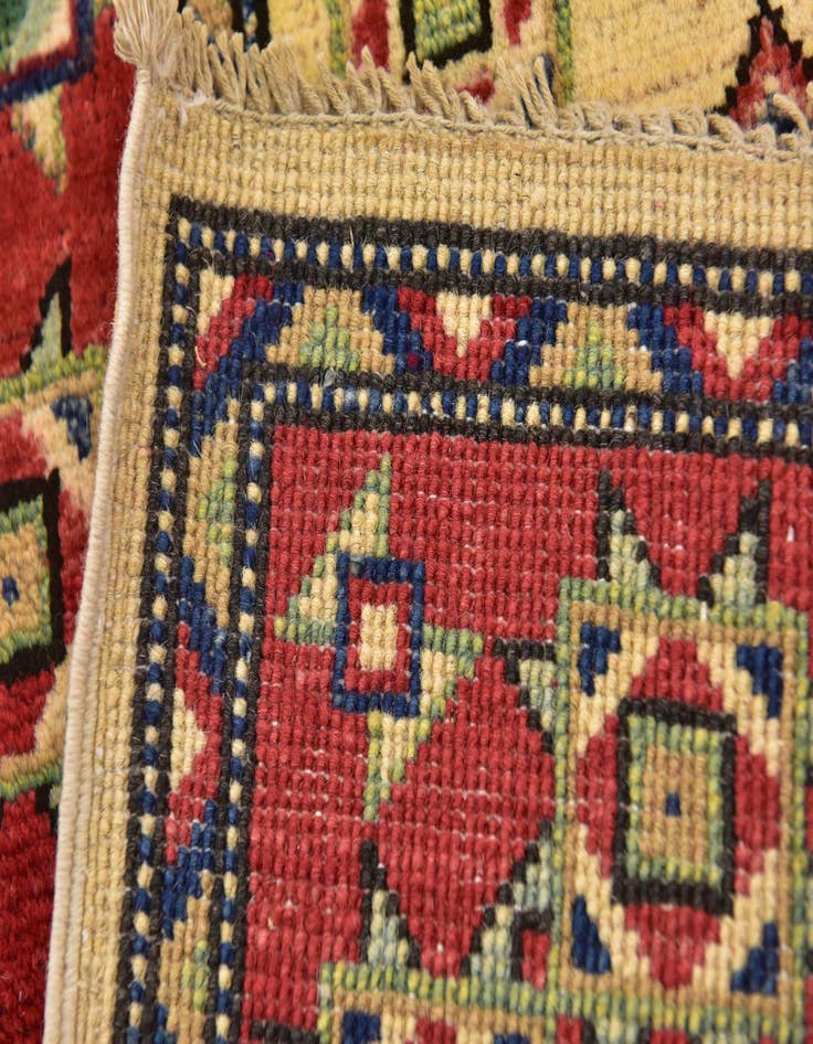 Detail image of 4' x 6'  Hand Knotted Kazak Rug
