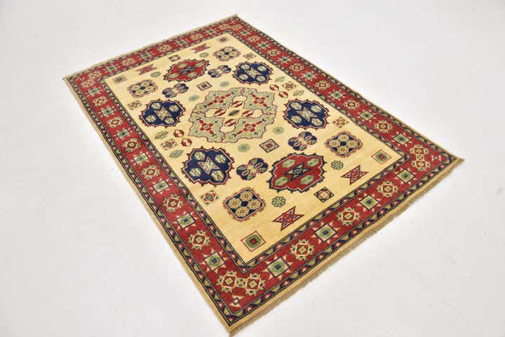 4' x 6' Hand Knotted Kazak Rug