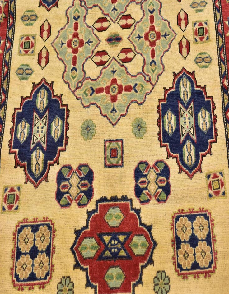 Detail image of 4' x 6'  Hand Knotted Kazak Rug