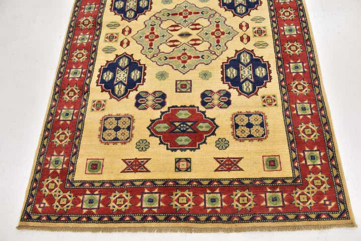 4' x 6' Hand Knotted Kazak Rug