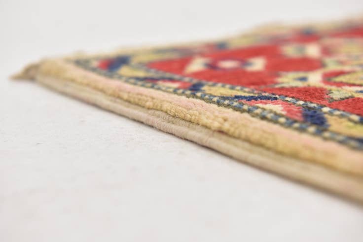 Detail image of 4' x 6' Hand Knotted Kazak Rug