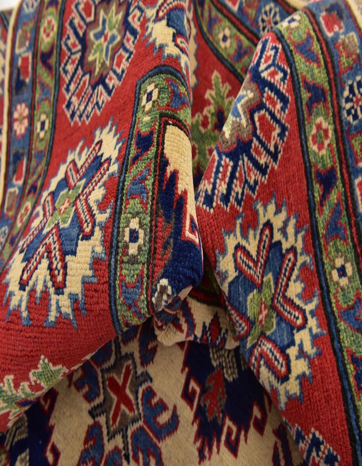 Detail image of 6' 6 x 10' 5  Hand Knotted Kazak Rug