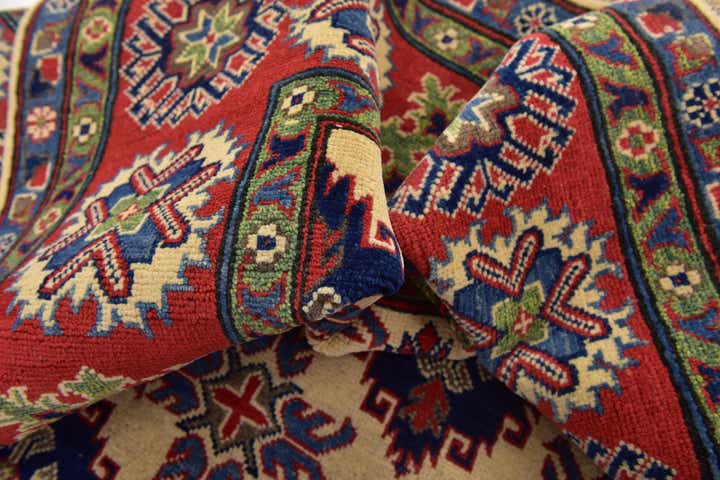 6' 6 x 10' 5 Hand Knotted Kazak Rug