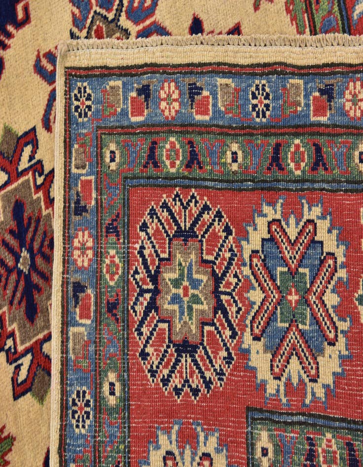 Detail image of 6' 6 x 10' 5  Hand Knotted Kazak Rug