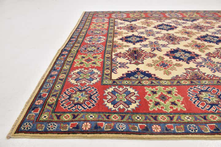 6' 6 x 10' 5 Hand Knotted Kazak Rug