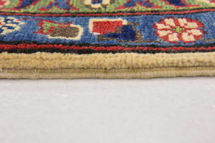 6' 6 x 10' 5 Hand Knotted Kazak Rug