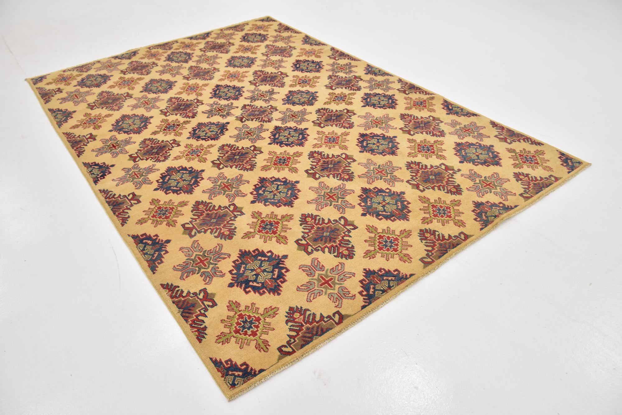6' x 8' 8 Hand Knotted Kazak Rug
