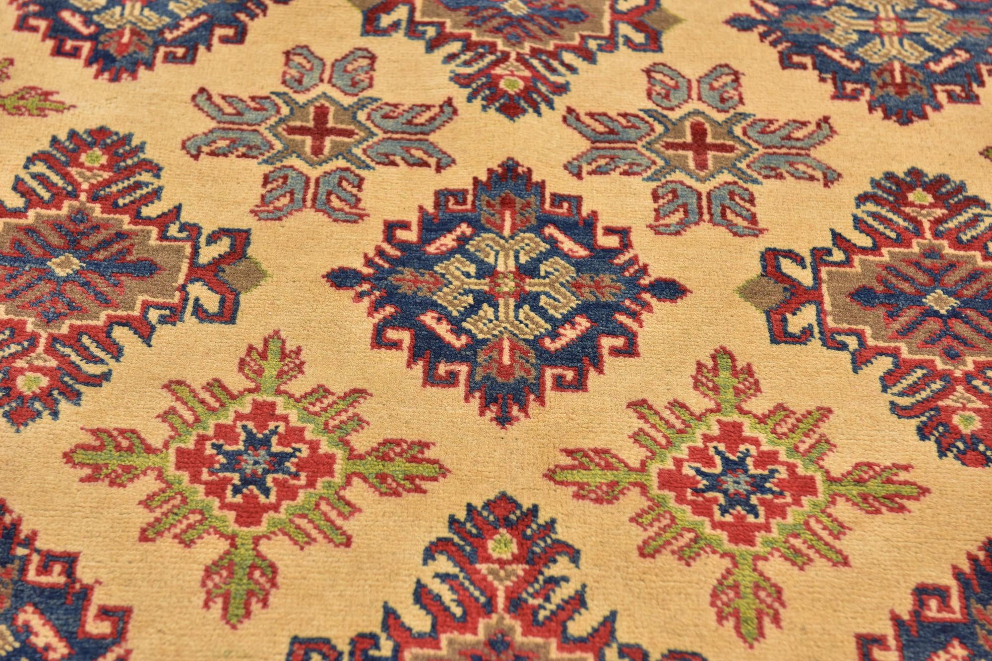 6' x 8' 8 Hand Knotted Kazak Rug