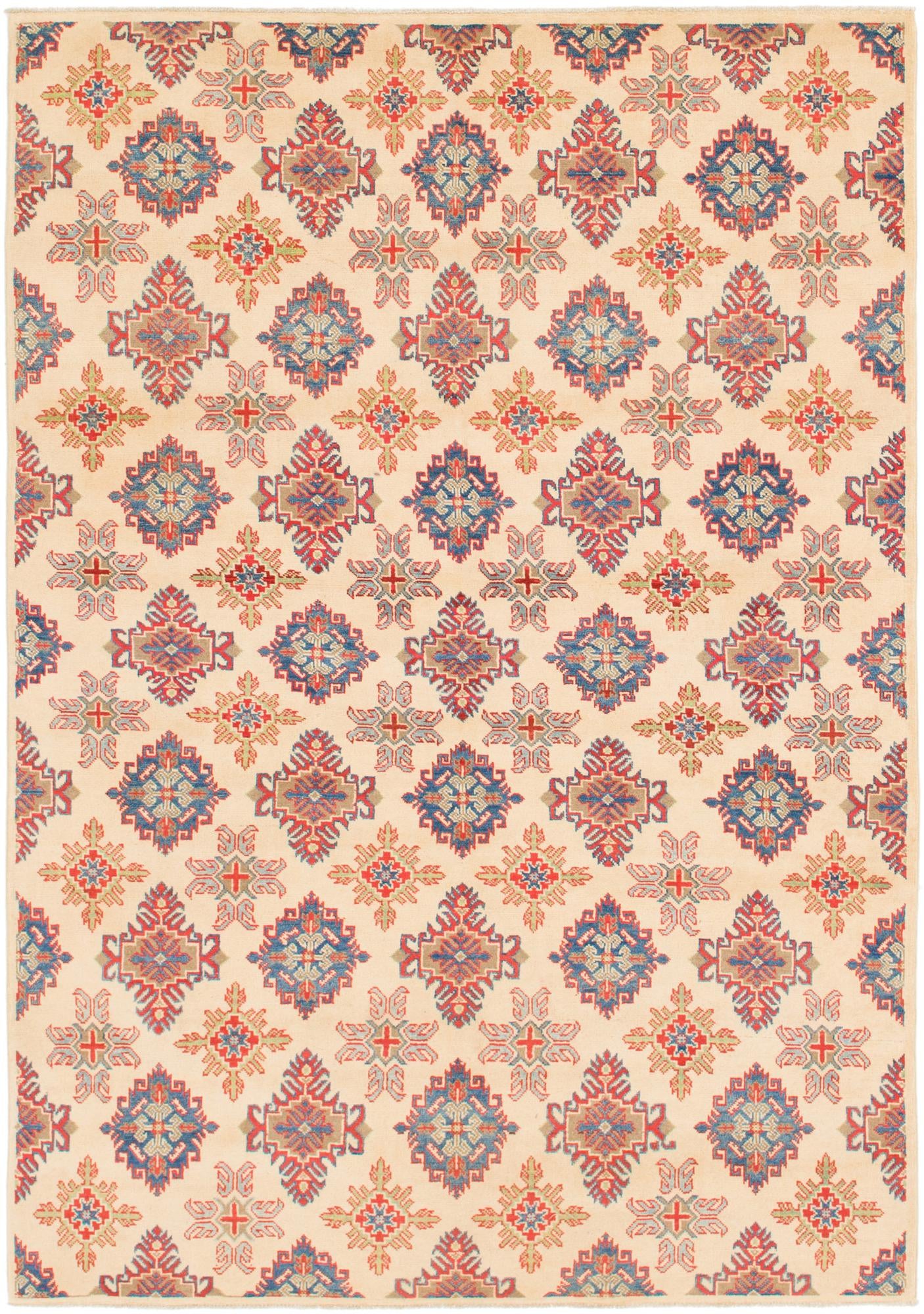 6' x 8' 8 Hand Knotted Kazak Rug