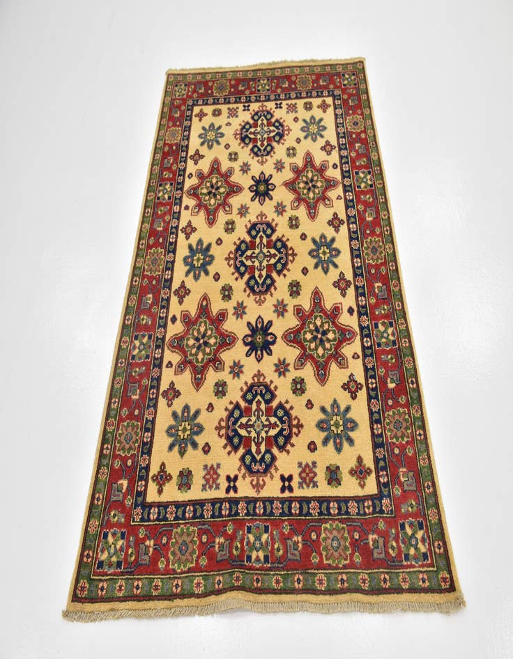 Detail image of 4' x 5' 9  Hand Knotted Kazak Rug