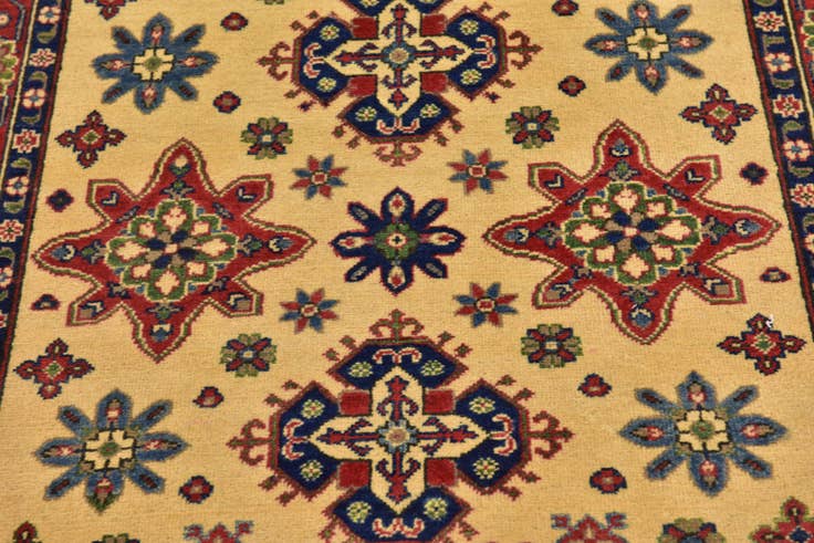 Detail image of 4' x 5' 9 Hand Knotted Kazak Rug