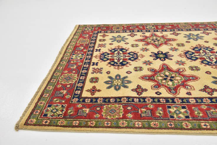 Detail image of 4' x 5' 9 Hand Knotted Kazak Rug