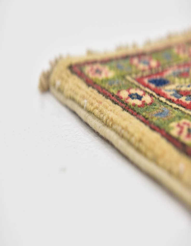 Detail image of 4' x 5' 9  Hand Knotted Kazak Rug