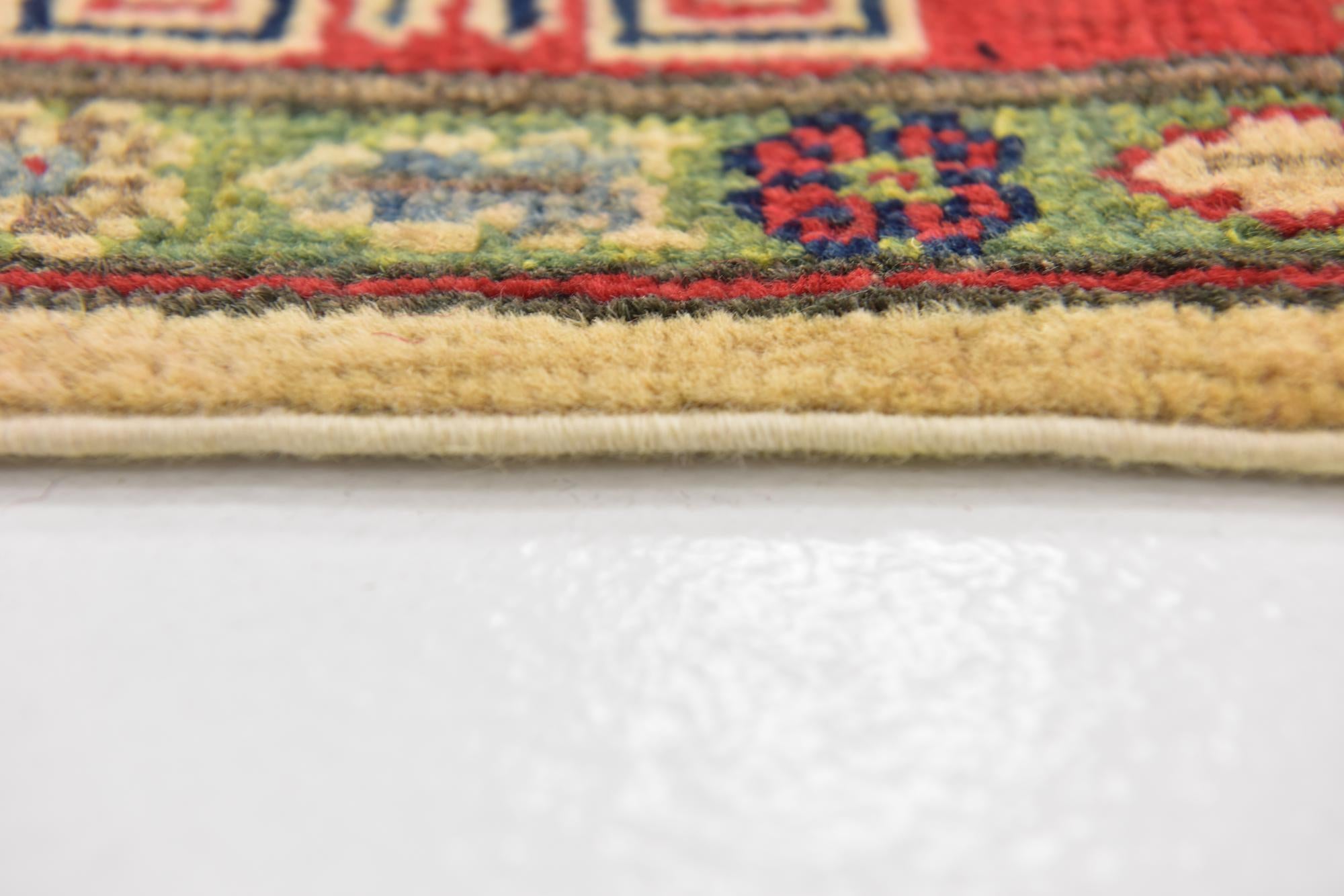 4' x 6' Hand Knotted Kazak Rug