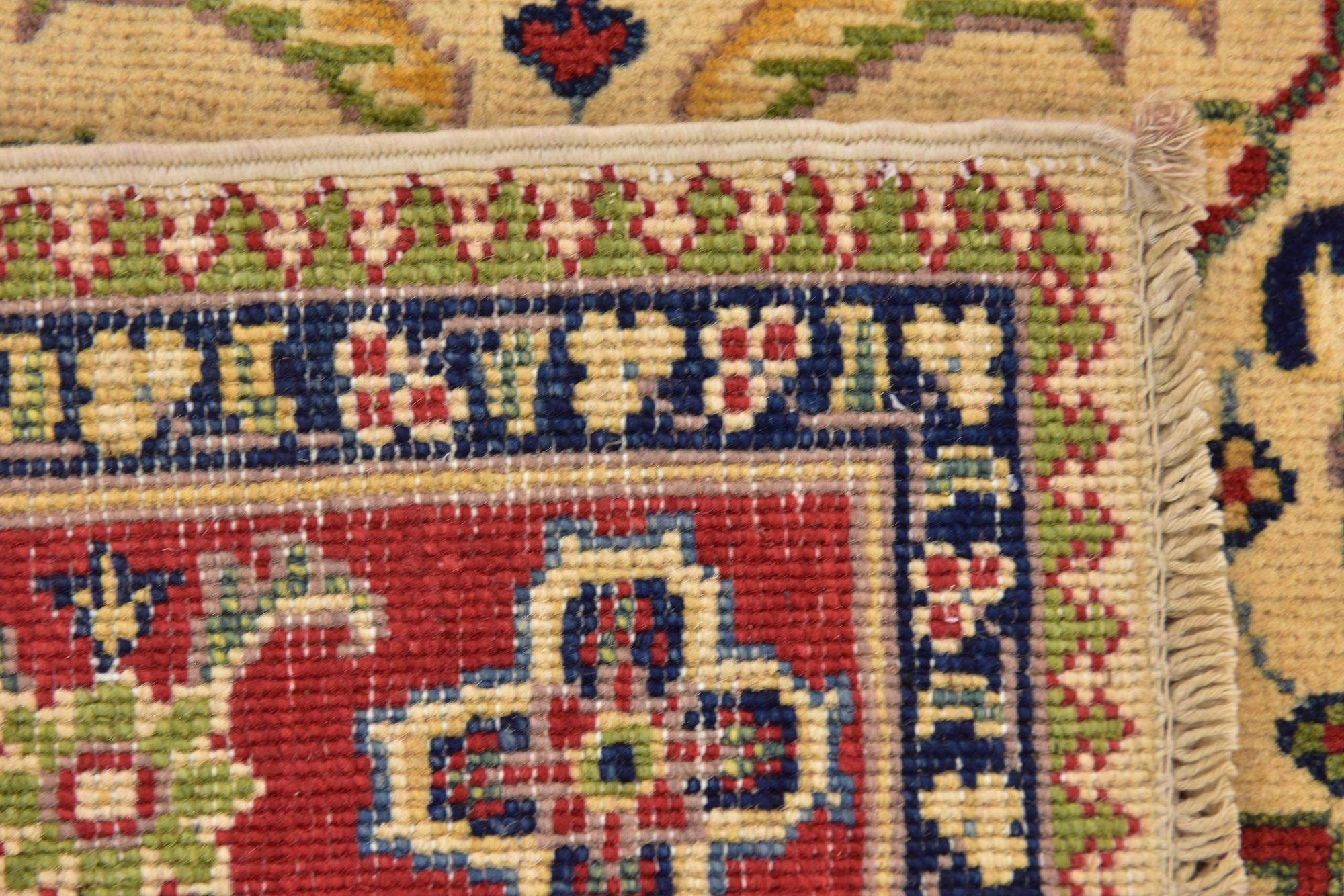 4' x 6' Hand Knotted Kazak Rug