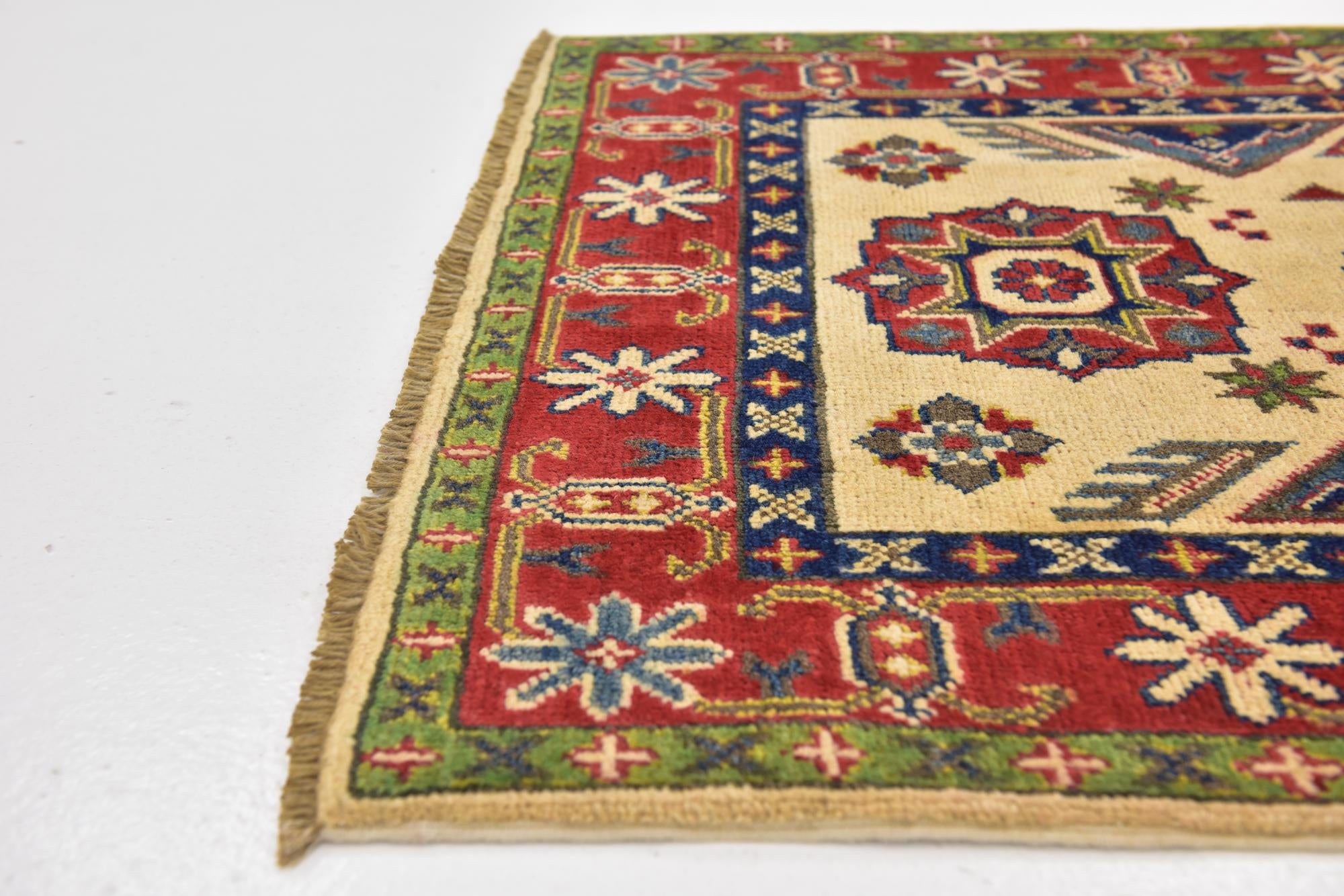2' 8 x 4' 2 Hand Knotted Kazak Rug