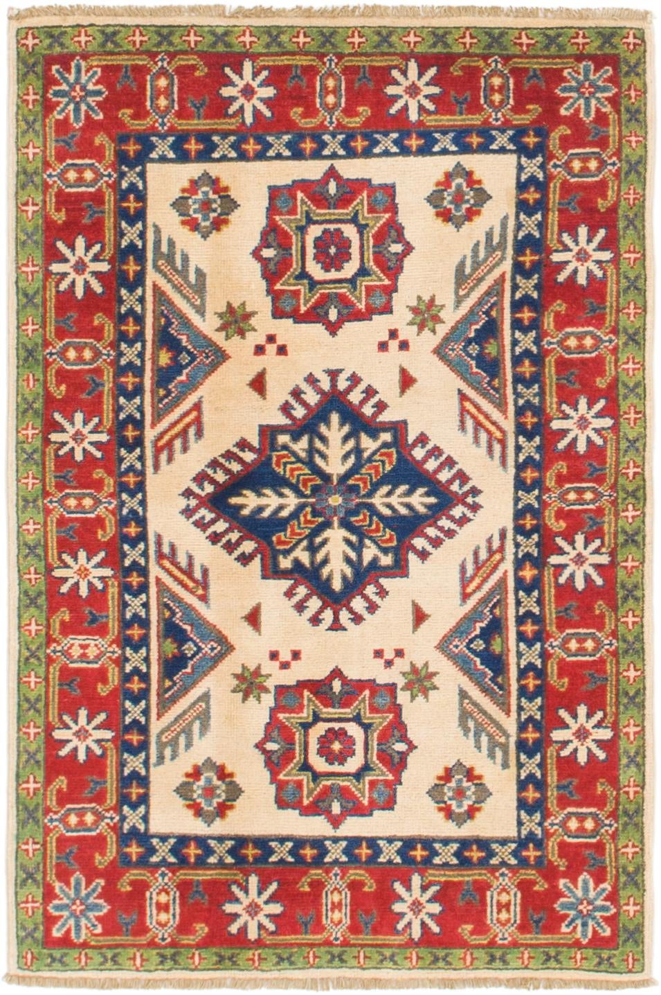 2' 8 x 4' 2 Hand Knotted Kazak Rug