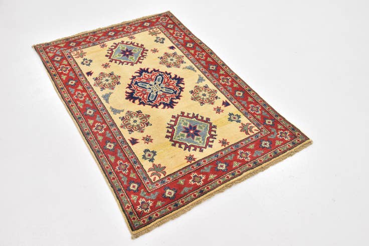 Detail image of 2' 9 x 4' 2 Hand Knotted Kazak Rug