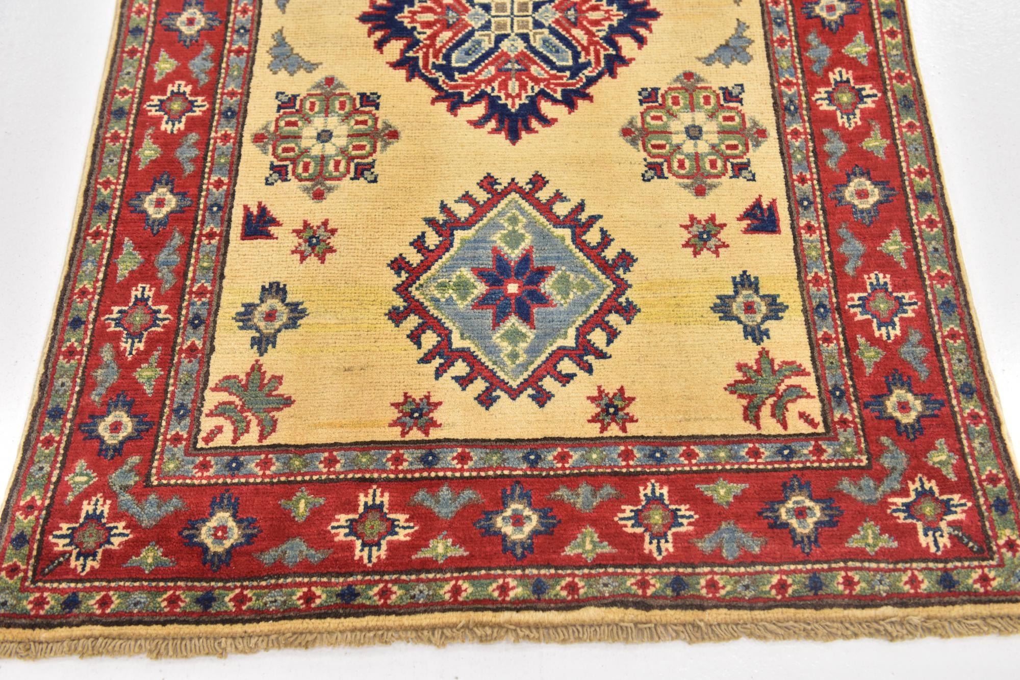 2' 9 x 4' 2 Hand Knotted Kazak Rug