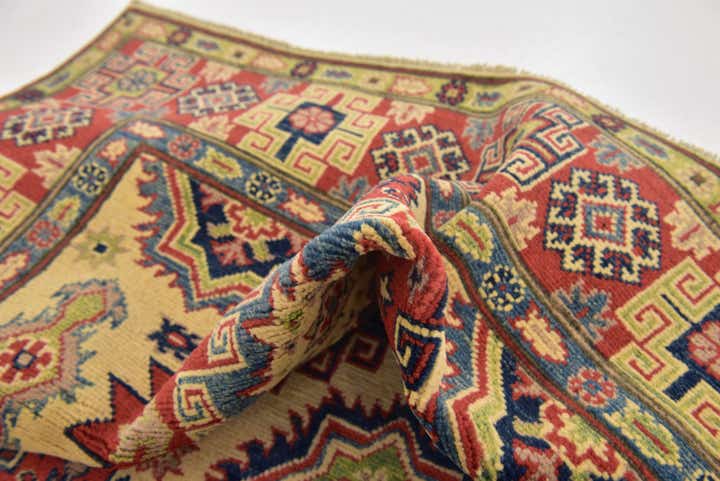 4' x 6' Hand Knotted Kazak Rug