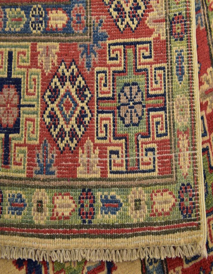 Detail image of 4' x 6' Hand Knotted Kazak Rug
