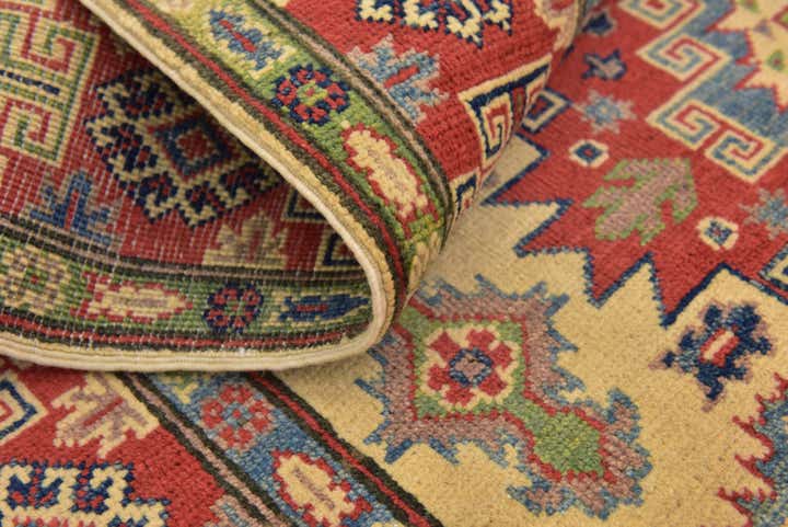 4' x 6' Hand Knotted Kazak Rug