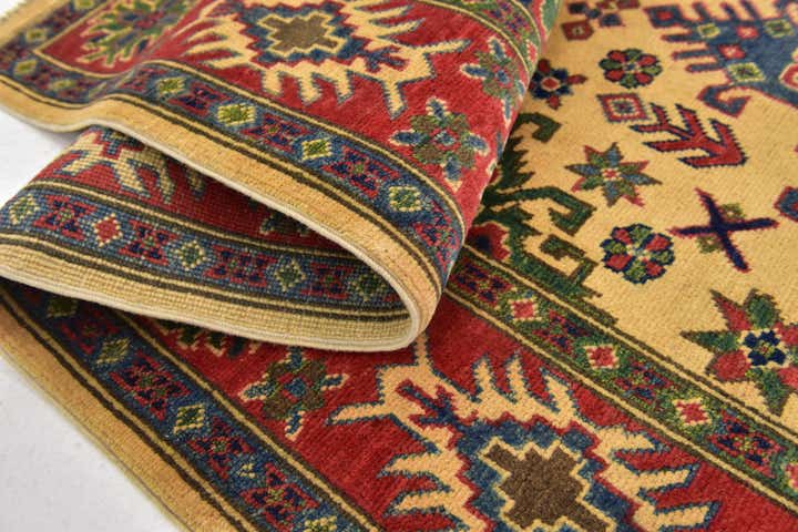 4' x 5' 10 Hand Knotted Kazak Rug