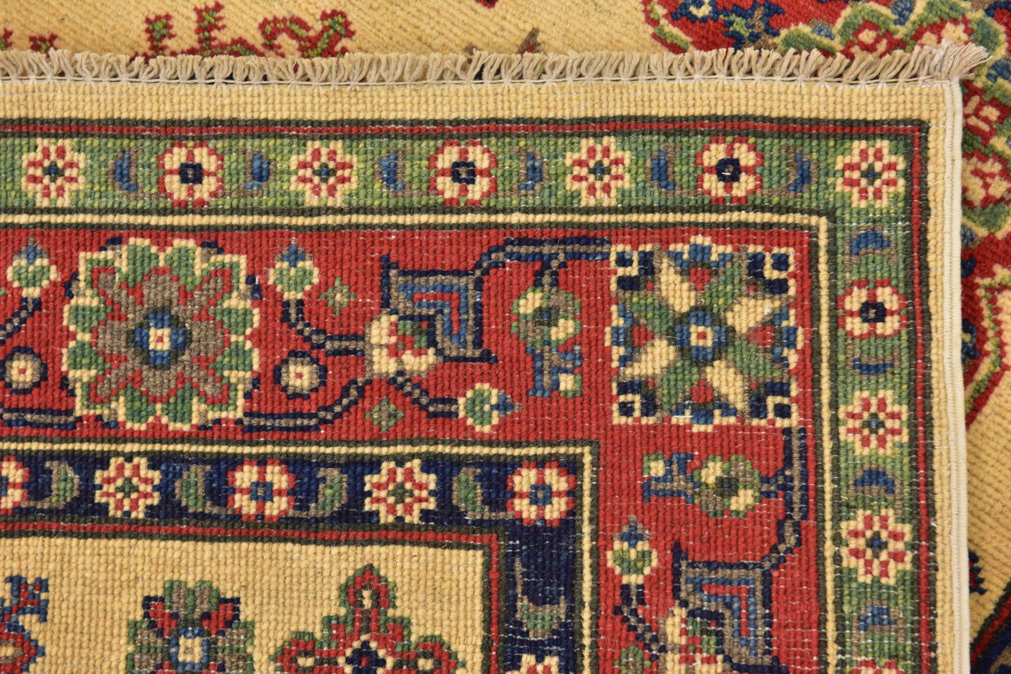 4' x 6' Hand Knotted Kazak Rug