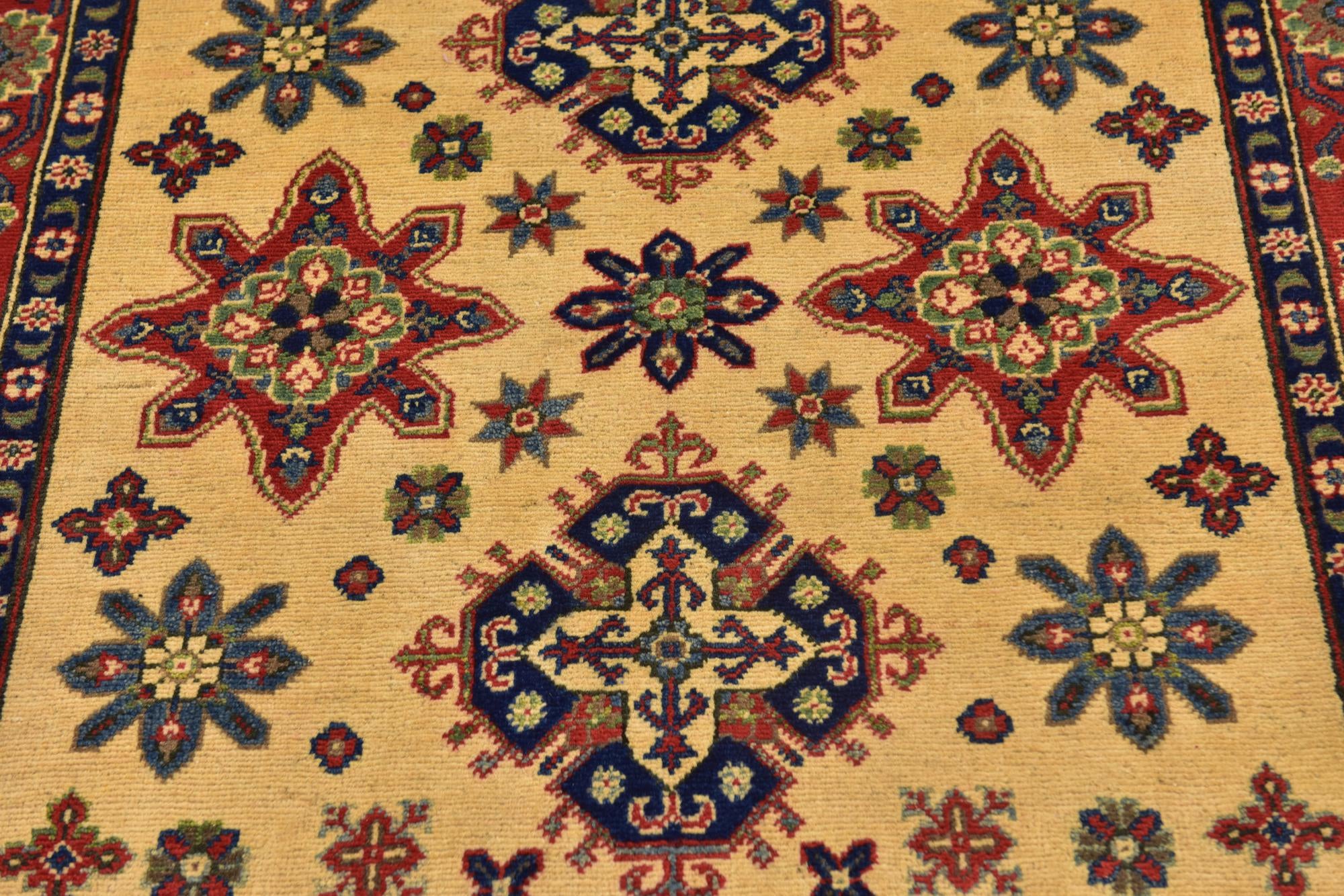 4' x 6' Hand Knotted Kazak Rug
