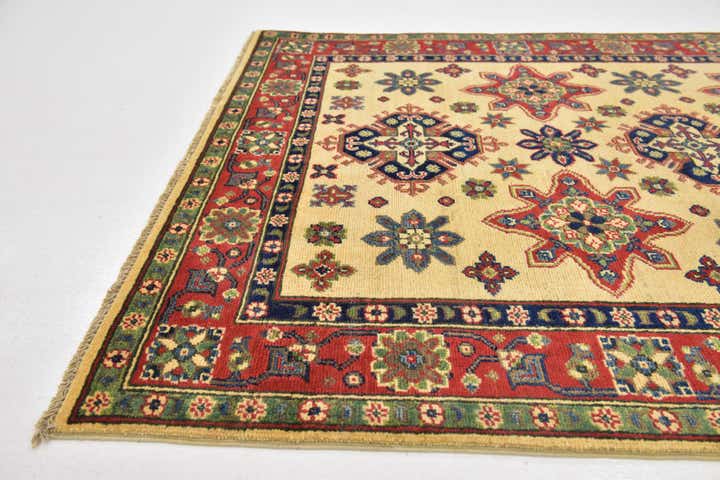 4' x 6' Hand Knotted Kazak Rug