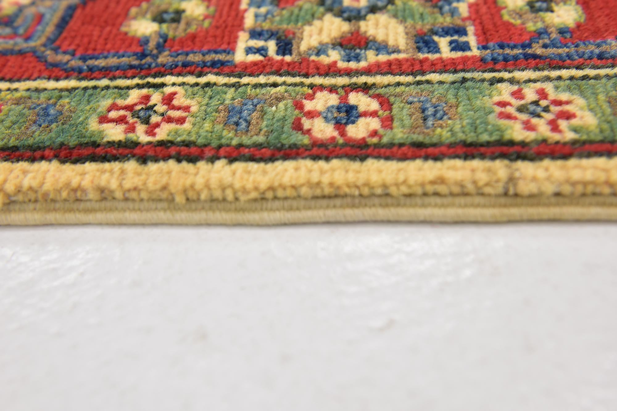 4' x 6' Hand Knotted Kazak Rug