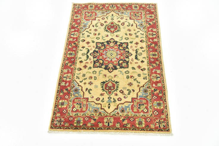 Detail image of 2' 6 x 3' 10 Hand Knotted Kazak Rug