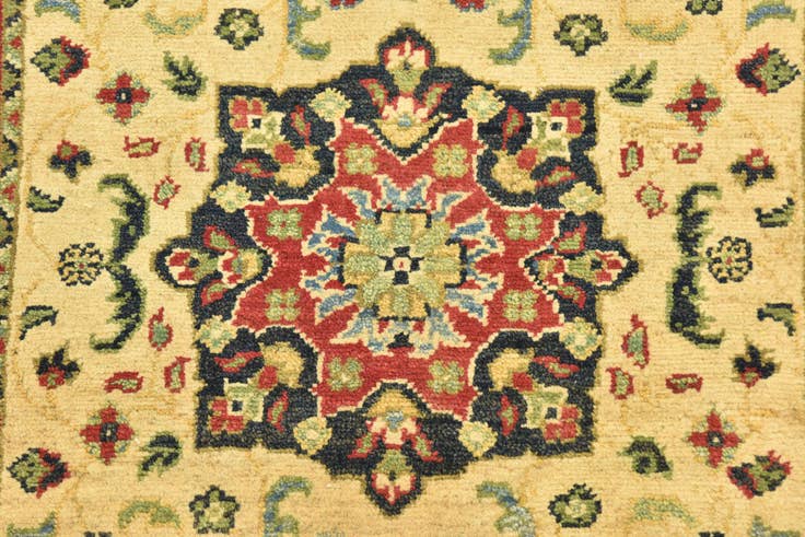 Detail image of 2' 6 x 3' 10 Hand Knotted Kazak Rug