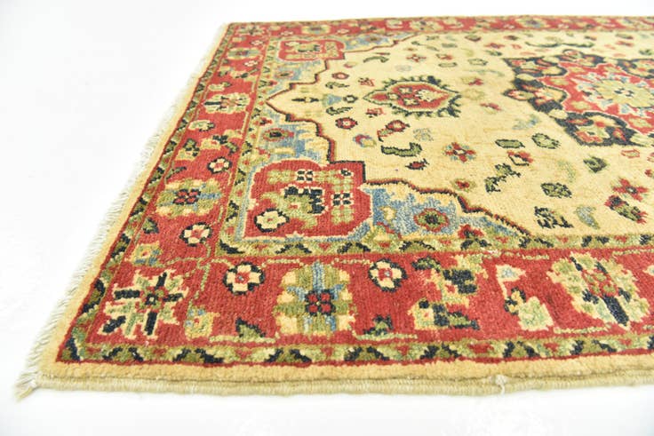 Detail image of 2' 6 x 3' 10 Hand Knotted Kazak Rug