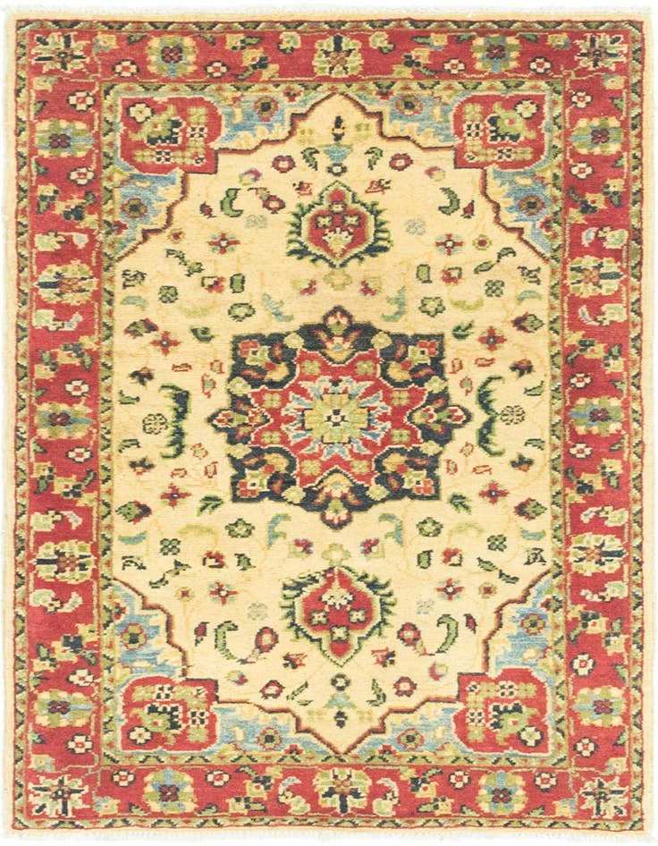 Detail image of 2' 6 x 3' 10 Hand Knotted Kazak Rug