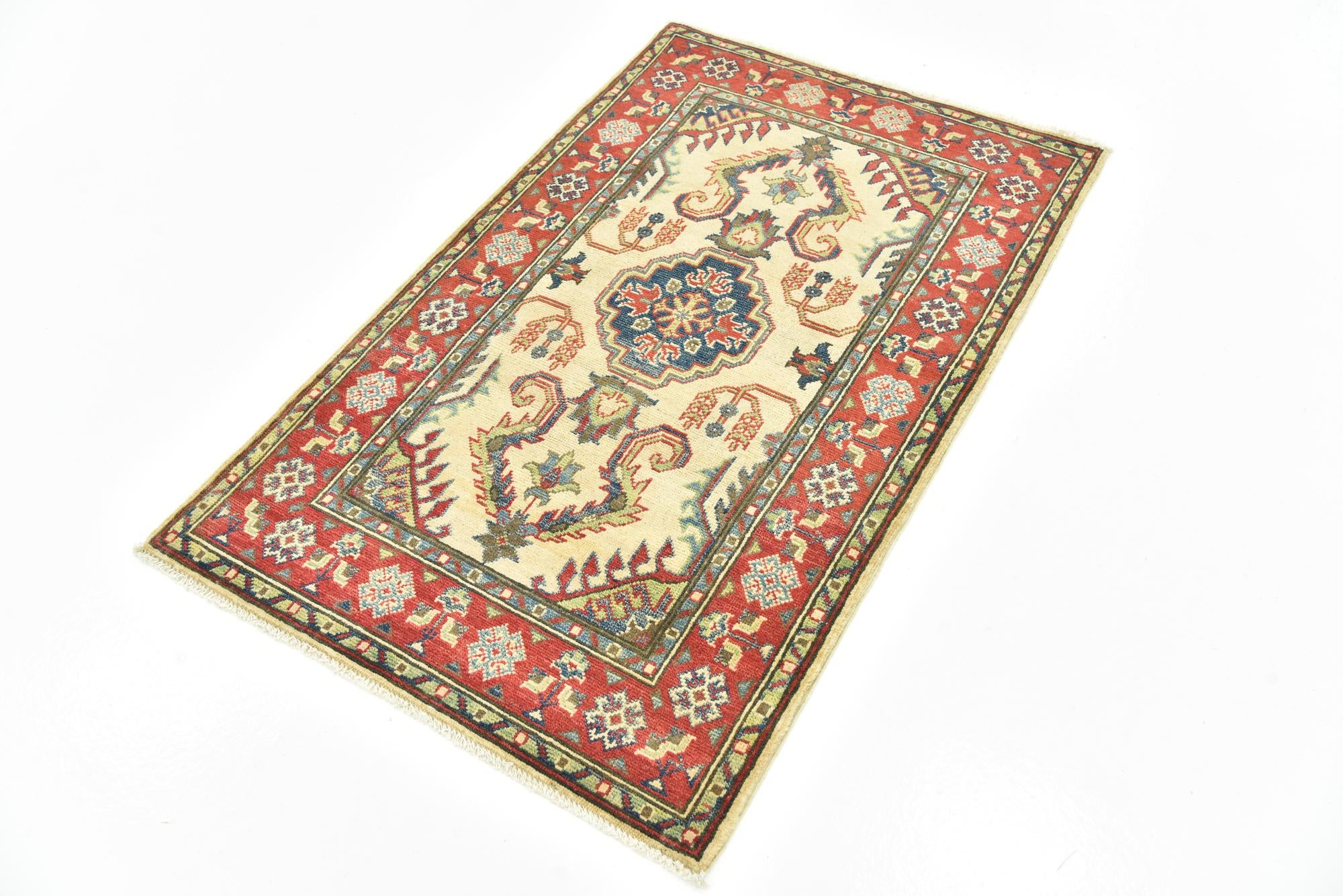 2' 10 x 4' 5 Hand Knotted Kazak Rug