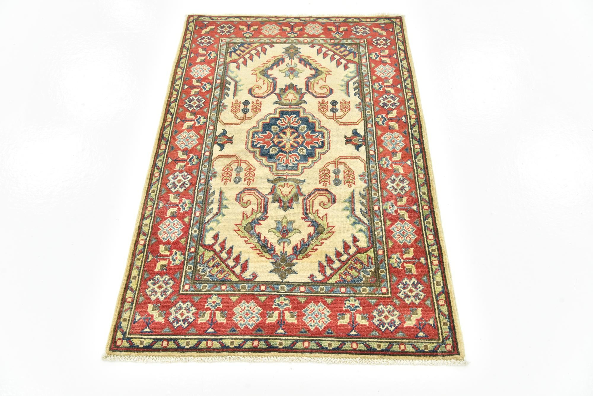 2' 10 x 4' 5 Hand Knotted Kazak Rug