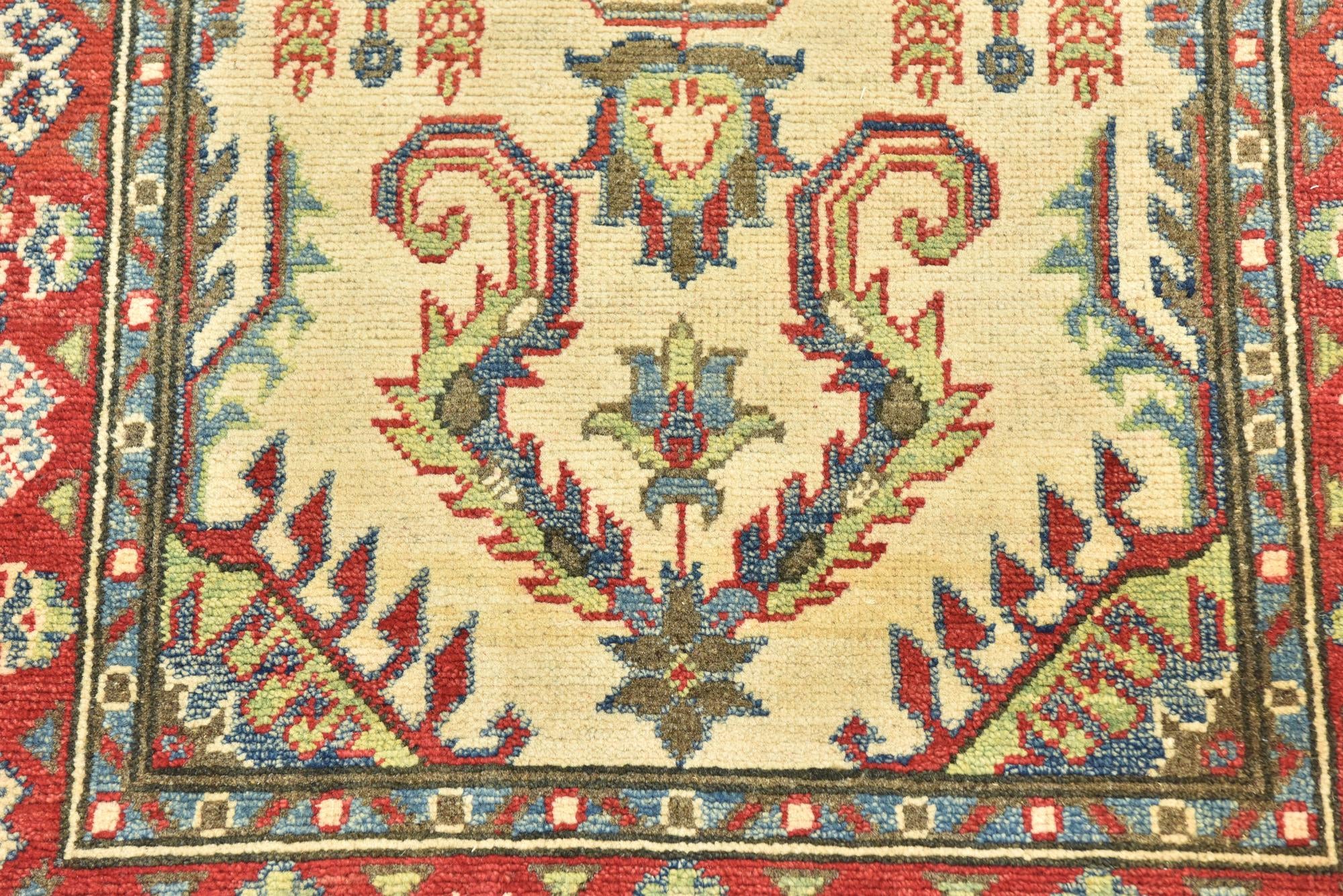 2' 10 x 4' 5 Hand Knotted Kazak Rug