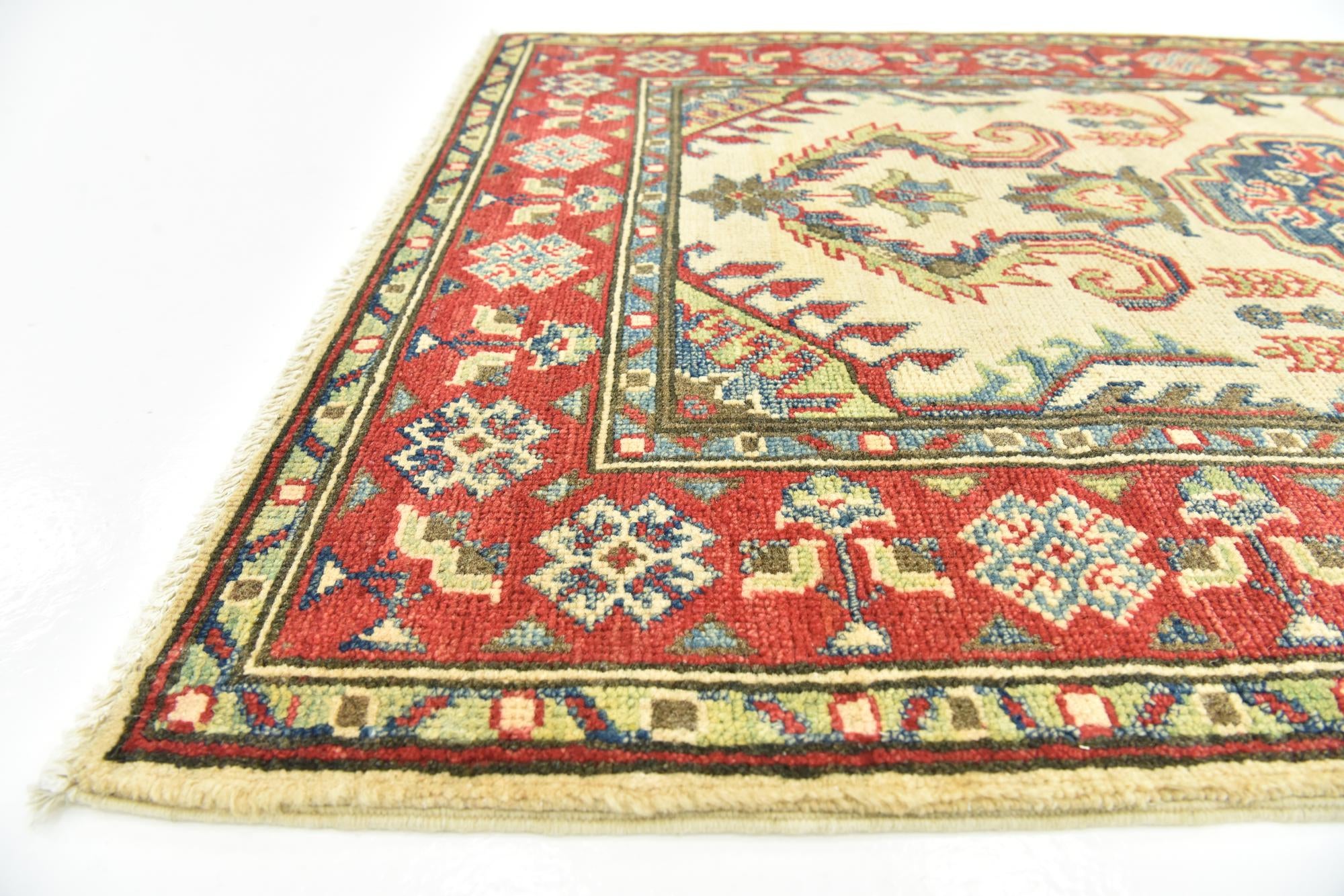 2' 10 x 4' 5 Hand Knotted Kazak Rug