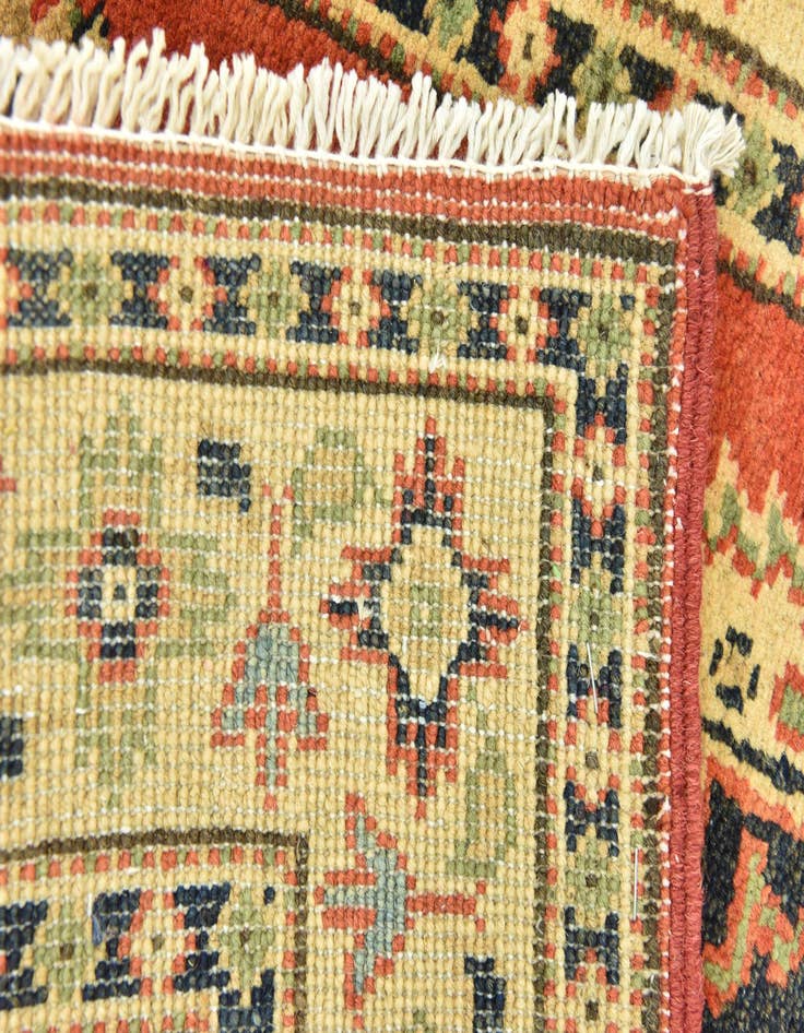 Detail image of 2' 9 x 4'  Hand Knotted Kazak Rug