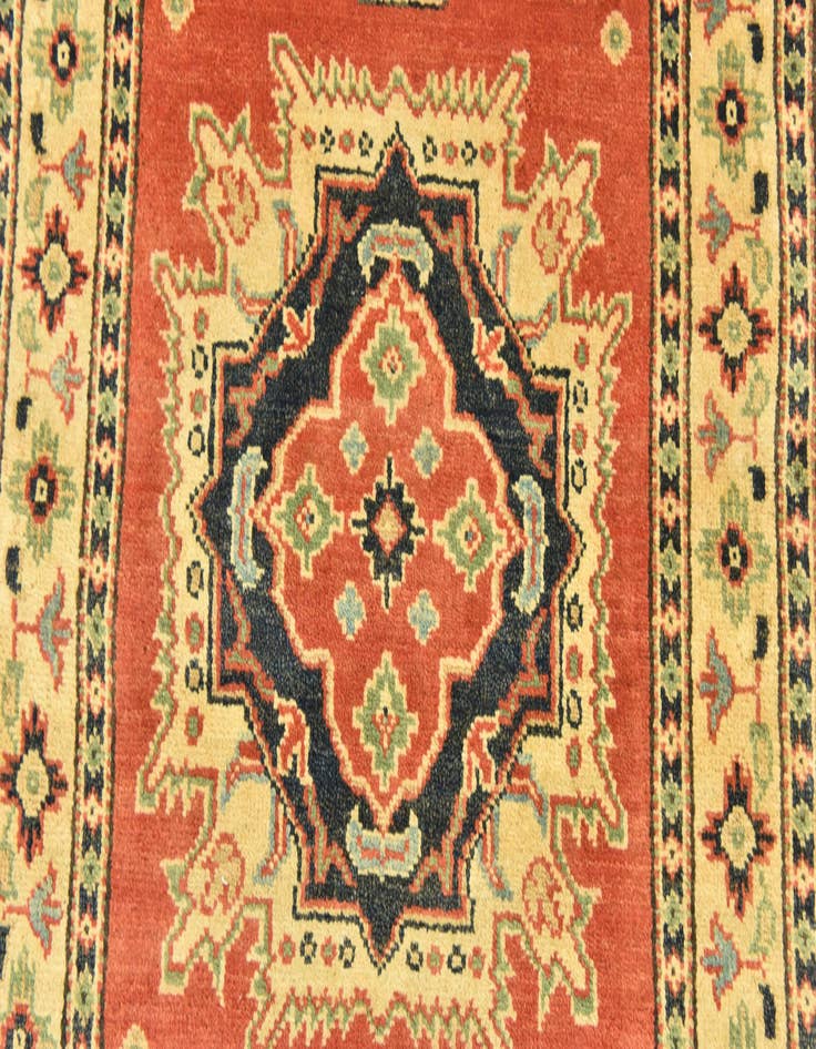 Detail image of 2' 9 x 4'  Hand Knotted Kazak Rug